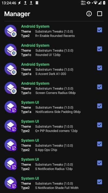 Скриншот 3 — Substratum Tweaks