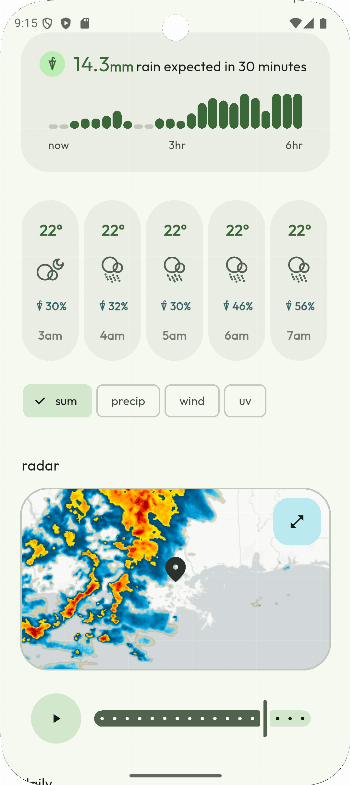 Скриншот 2 — Overmorrow weather