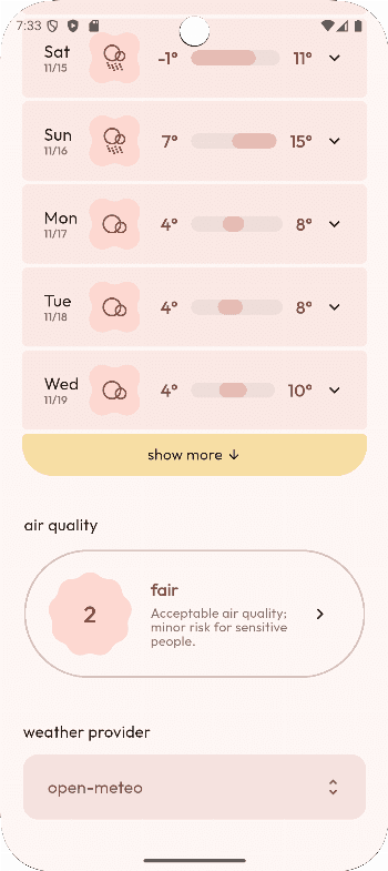 Скриншот 6 — Overmorrow weather