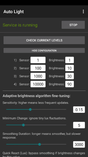 Скриншот 2 — Auto Light