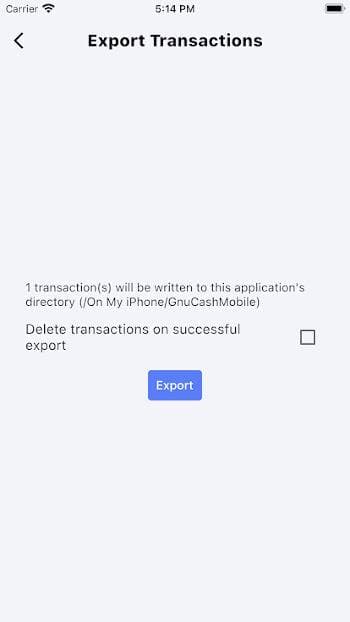 Скриншот 3 — GnuCash Mobile