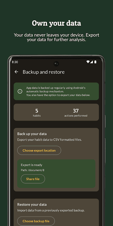 Скриншот 4 — Habit Builder