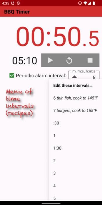 Скриншот 5 — BBQ Timer
