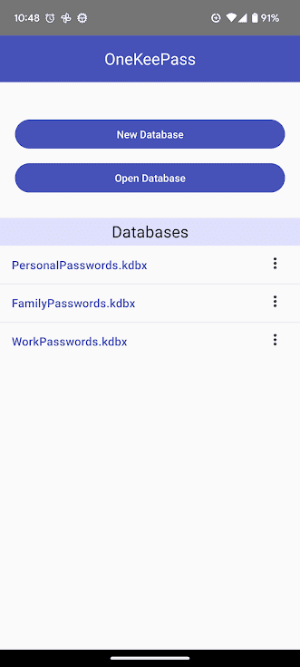 Скриншот 2 — OneKeePass