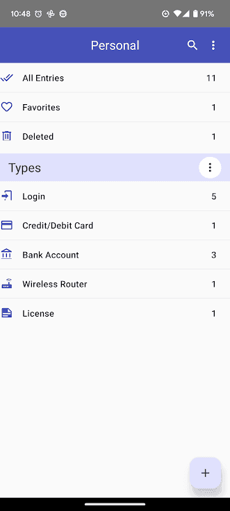 Скриншот 3 — OneKeePass