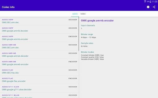 Скриншот 7 — Codec Info