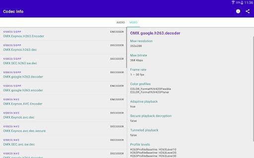 Скриншот 8 — Codec Info