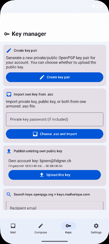 Скриншот 3 — PGPMailer