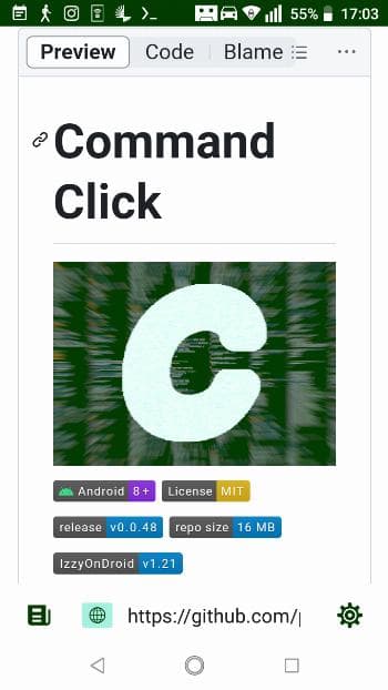 Скриншот 1 — CommandClick