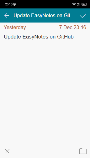 Скриншот 2 — EasyNotes