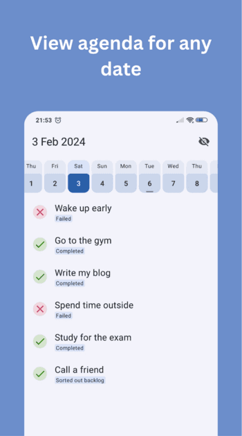 Скриншот 1 — Routine Tracker