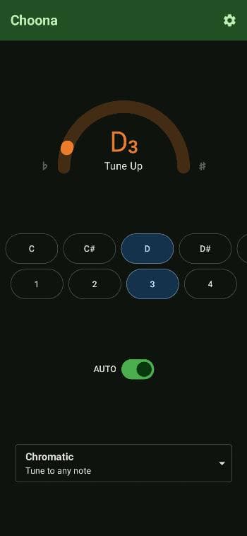 Скриншот 5 — Choona - Guitar Tuner
