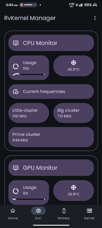 Скриншот 2 — RvKernel Manager