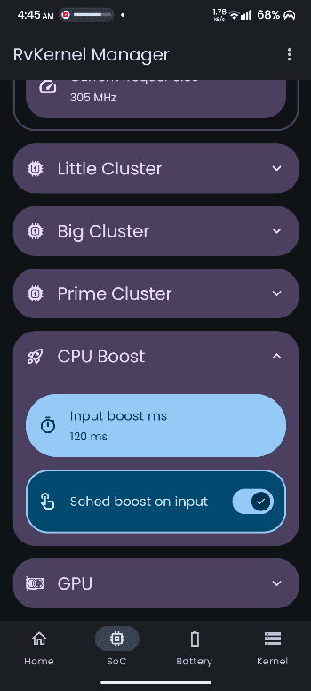 Скриншот 3 — RvKernel Manager