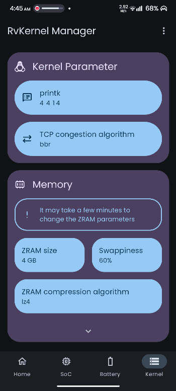 Скриншот 7 — RvKernel Manager