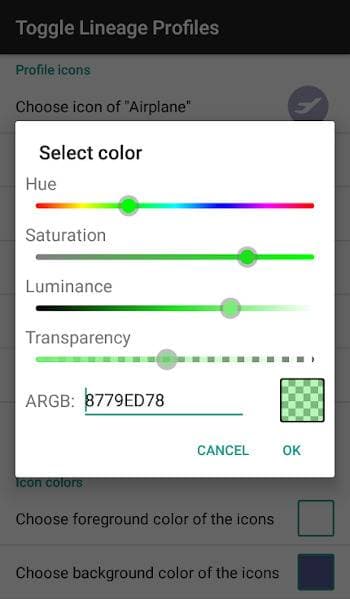 Скриншот 6 — Toggle Lineage Profiles