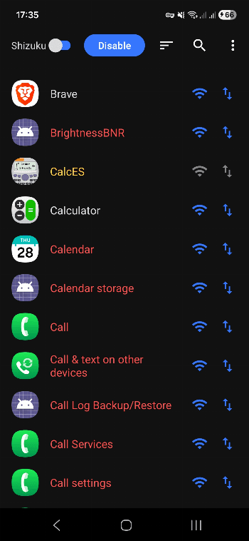 Скриншот 1 — FireWall Blocks