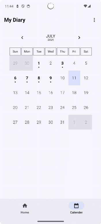 Скриншот 2 — My Diary