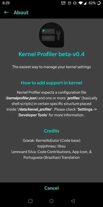 Скриншот 4 — Kernel Profiler