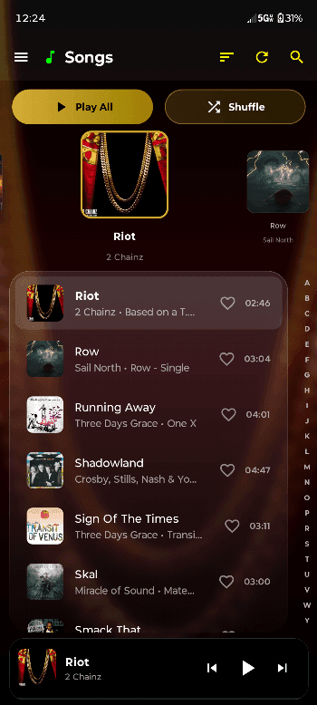 Скриншот 3 — music player auto