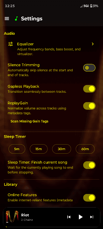 Скриншот 4 — music player auto
