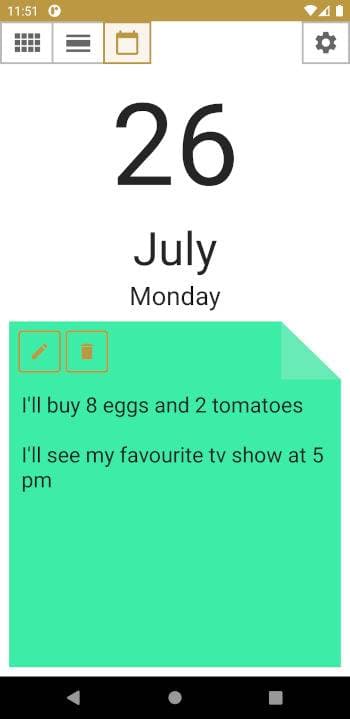 Скриншот 3 — Note Calendar