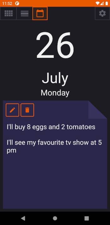 Скриншот 4 — Note Calendar