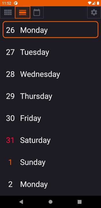 Скриншот 6 — Note Calendar