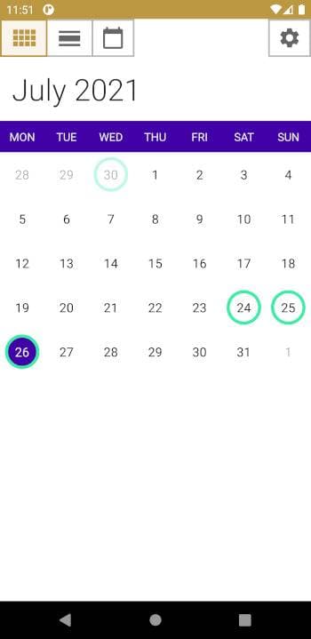 Скриншот 7 — Note Calendar