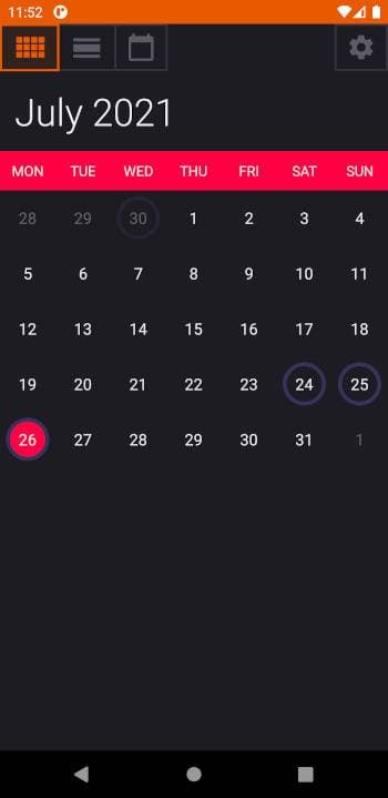 Скриншот 8 — Note Calendar