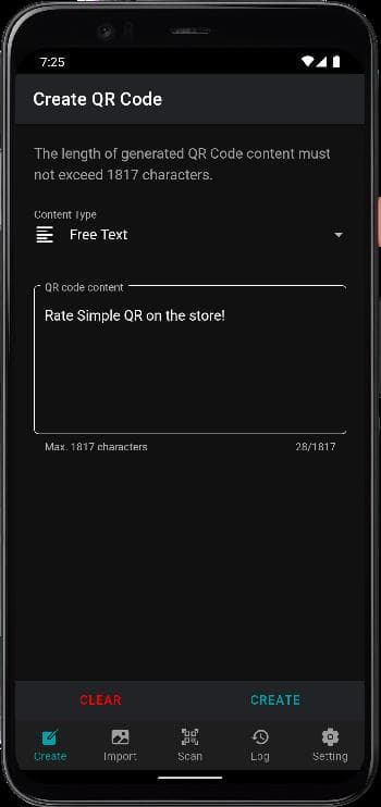 Скриншот 6 — Simple QR