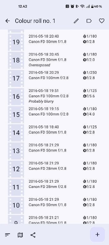 Скриншот 3 — Exif Notes