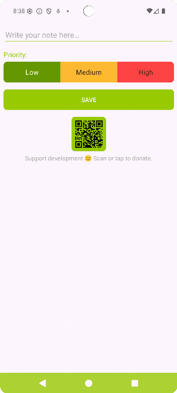 Скриншот 2 — Simplest Notes