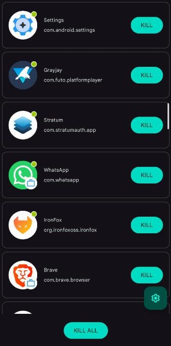 Скриншот 2 — Recents