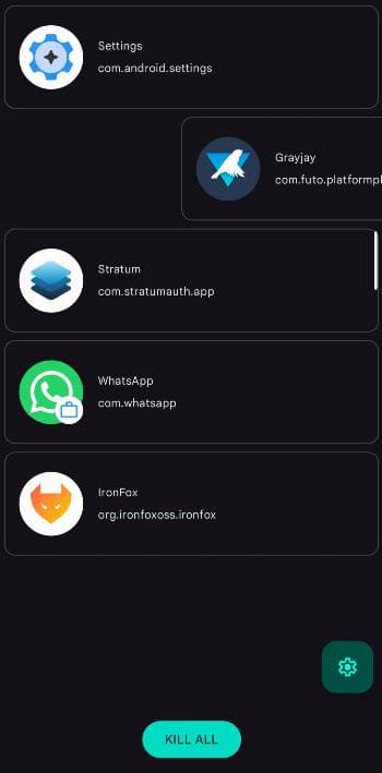 Скриншот 3 — Recents