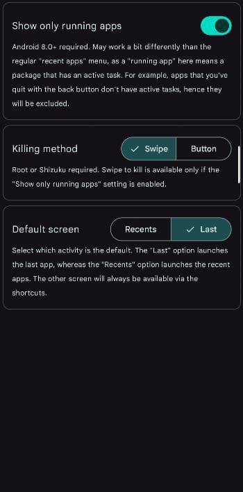 Скриншот 6 — Recents