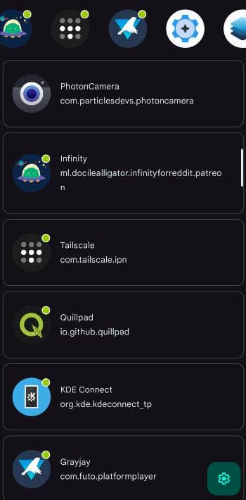 Скриншот 7 — Recents