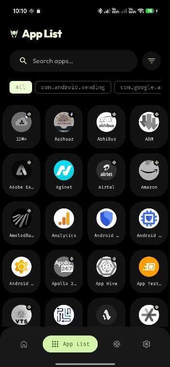 Скриншот 4 — Thor - App Manager