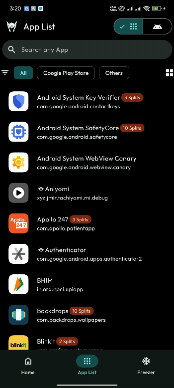 Скриншот 5 — Thor - App Manager