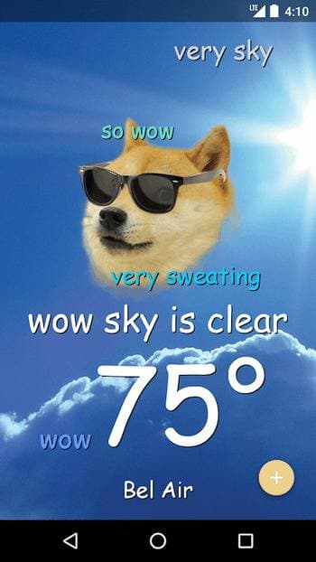Скриншот 1 — Weather Doge