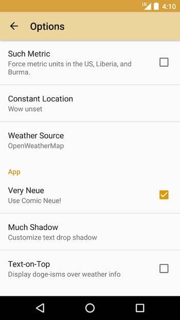 Скриншот 5 — Weather Doge