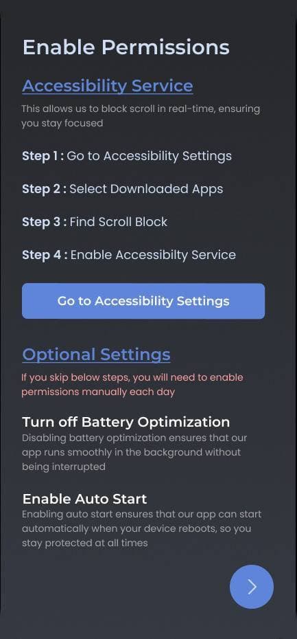 Скриншот 2 — Scroll Block