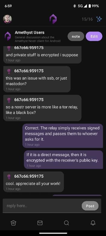 Скриншот 3 — Amethyst