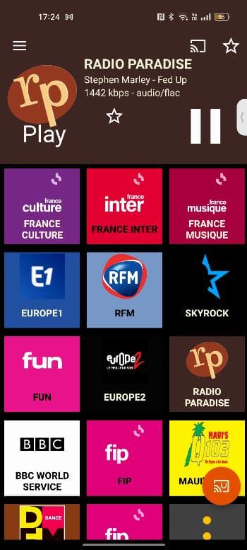 Скриншот 1 — RadioUpnp