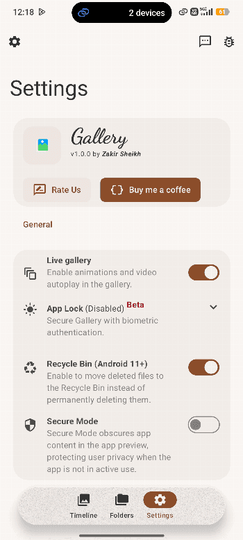 Скриншот 6 — Gallery Go - Photos & Videos