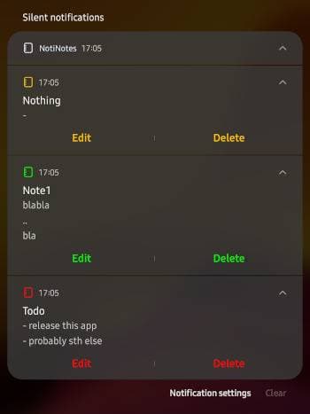 Скриншот 2 — NotiNotes