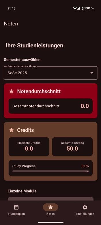 Скриншот 3 — DHBW Horb Student App
