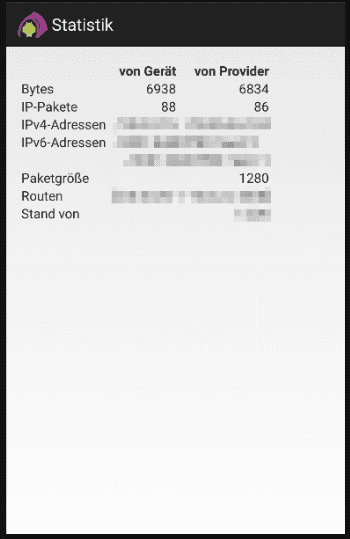 Скриншот 2 — IPv6Droid