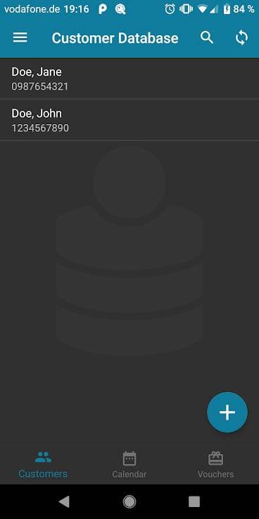 Скриншот 3 — Customer Database