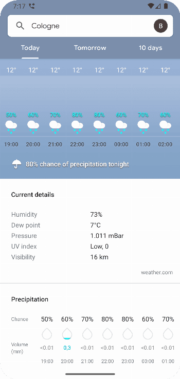 Скриншот 2 — WeatherShortcut